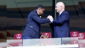 President Gianni Infantino has changed football," said Eto'o, urging fellow African countries to support