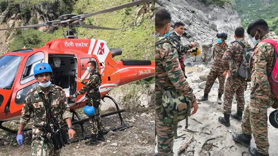 Indian army team joins Nepali army in high-altitude tunnel search & rescue operation in Chilime