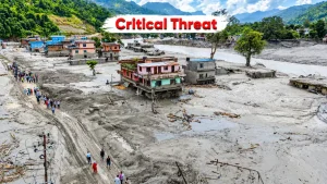 Nepal faced a very serious threat of a catastrophic secondary disaster since an extremely