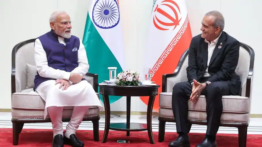 During a meeting in Bishkek on Monday, Iranian President Masoud Pezeshkian urged Indian Prime