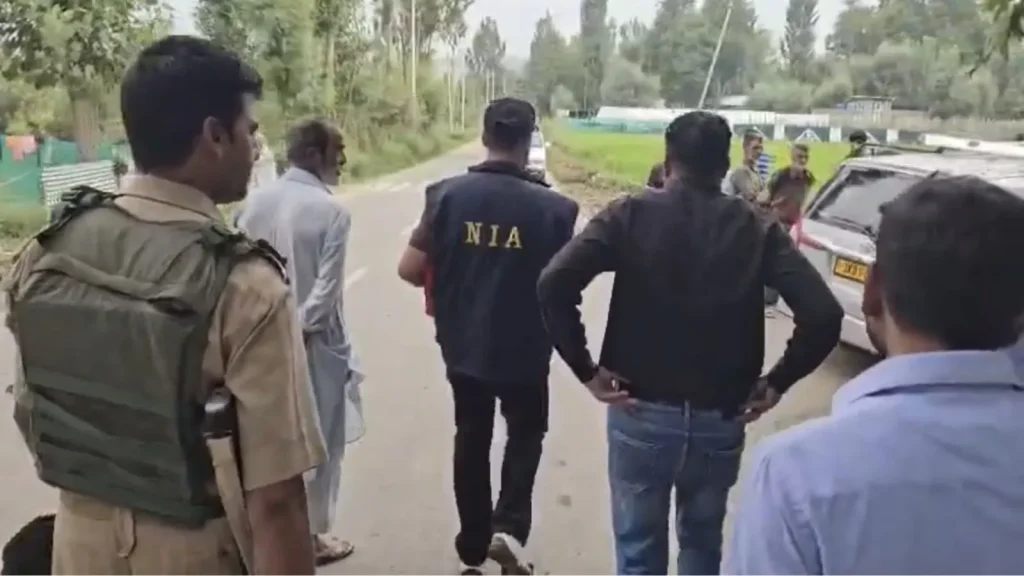 The National Investigation Agency (NIA) on Saturday conducted searches at 10 locations across five
