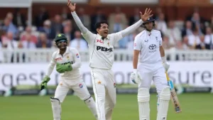 Pakistan fast bowler Mohammad Abbas produced a memorable performance at Lord's, finishing