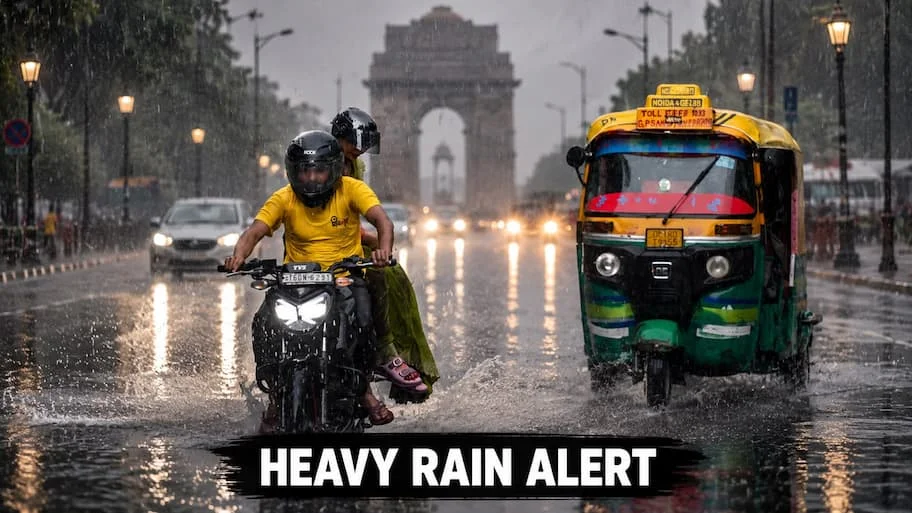 North India weather update: Heavy rain alert for Delhi-NCR, UP & Punjab on August 11-12 as dual weather