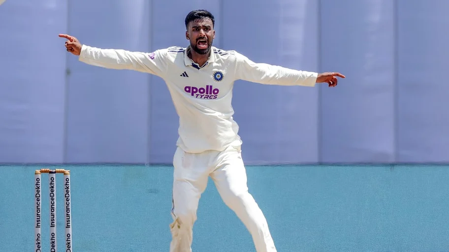 Rising left-arm spin prodigy Manav Suthar etched his name into the history books during India's opening
