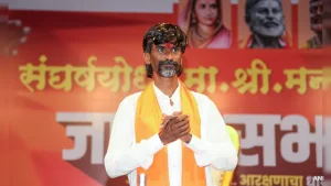 Jarange said that if the government failed to accept the demands, he would march to Mumbai