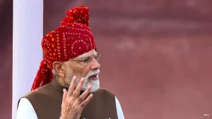 Prime Minister Narendra Modi, while addressing the nation from the Red Fort on the 80th Independence