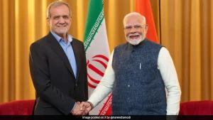 Iranian President Masoud Pezeshkian on Saturday extended wishes to India on the occasion of Independence