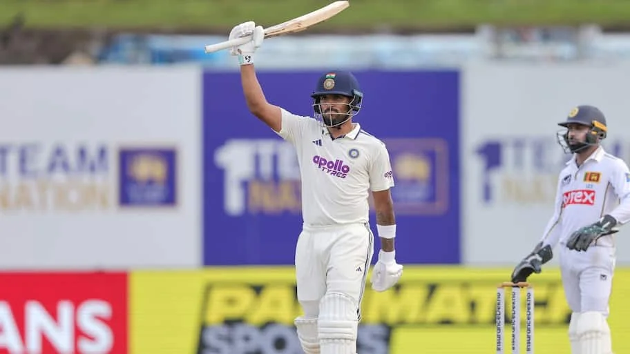 Left-handed batter Devdutt Padikkal struck a commanding career-best score of 167 as India reached 460/9