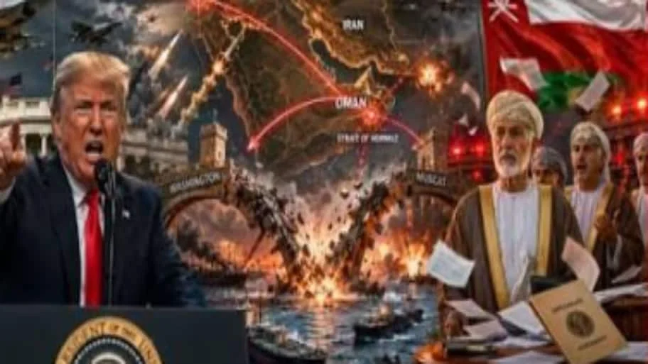 US President Donald Trump has threatened military action against Oman if it interferes with Washington’s