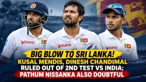Sri Lanka's hopes of mounting a series comeback against India have suffered a massive setback