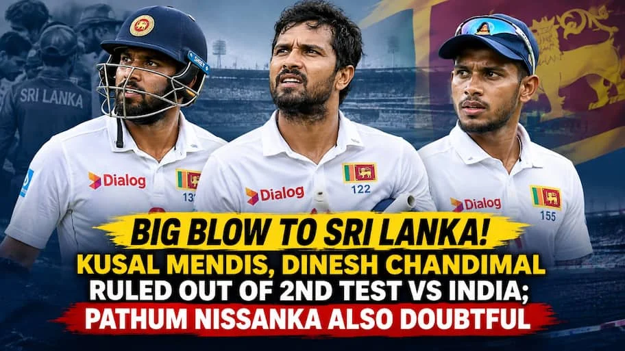Sri Lanka's hopes of mounting a series comeback against India have suffered a massive setback