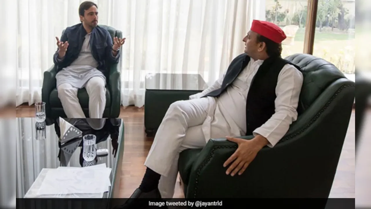 Akhilesh Yadav's "chavanni" comment was reference to Jayant's remark during the 2022 UP election campaign when he had rejected BJP overtures for tieup