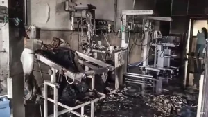 The incident of the death of three children in the fire that broke out last night at the District