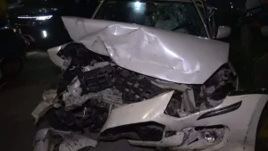 At least six people, including Delhi AAP MLA Anil Jha and Karnataka BJP MLA Abhay Patil, were injured