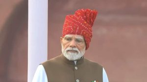On Saturday, Prime Minister Narendra Modi encouraged the citizens of India to envision larger ambitions