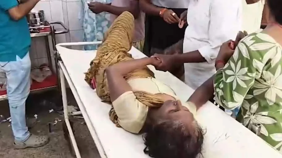 At least seven people were killed and more than 12 others injured in a stampede outside the Ashok Dham
