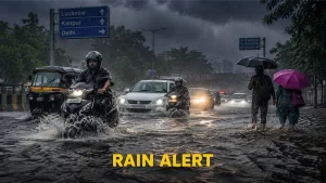 An active low-pressure area over northeastern Madhya Pradesh will bring heavy to very heavy rainfall