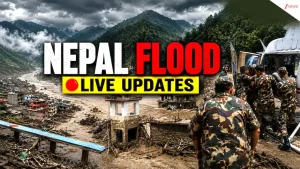 Flash floods near the Nepal-Tibet border have caused widespread destruction, resulting