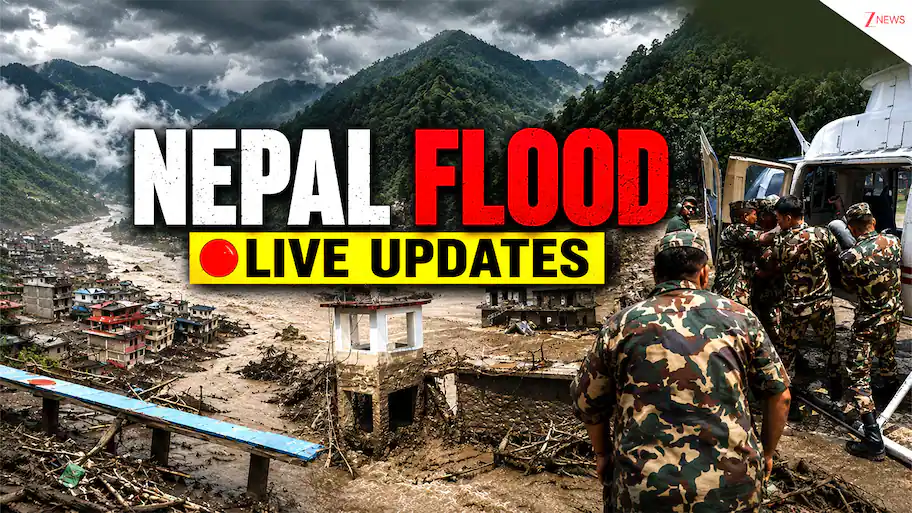 Flash floods near the Nepal-Tibet border have caused widespread destruction, resulting