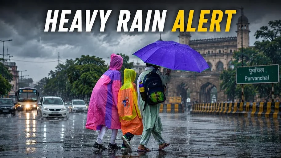 Eastern Uttar Pradesh was put under heavy rainfall alert by the IMD as per its forecast on August 19