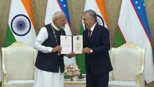 Prime Minister Narendra Modi confirmed on Sunday that India and Uzbekistan would establish