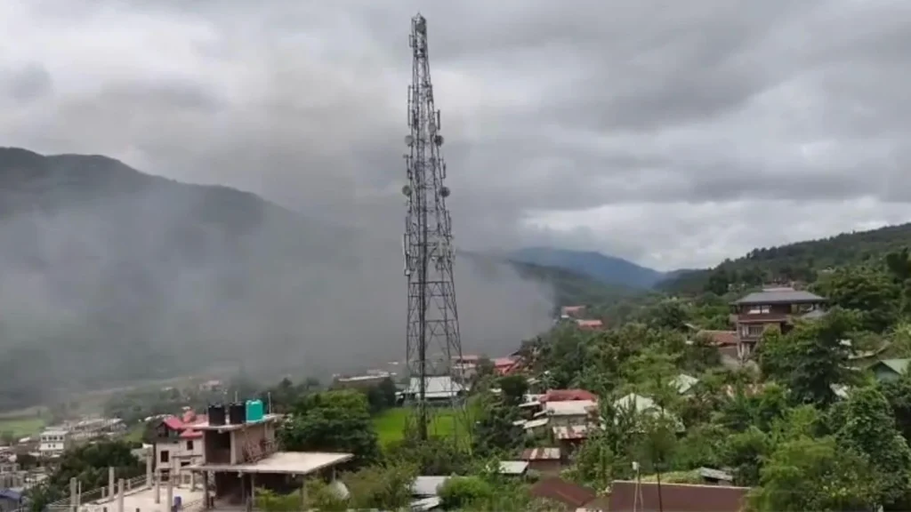 A paramilitary soldier was injured amid firing in Manipur's Senapati and adjoining areas of Kangpokpi
