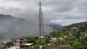 A paramilitary soldier was injured amid firing in Manipur's Senapati and adjoining areas of Kangpokpi