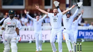 England's pace trio of Ollie Robinson, Josh Tongue and Jofra Archer helped the hosts secure