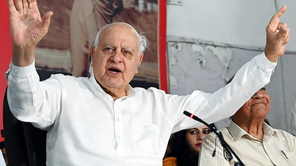 Jammu and Kashmir National Conference president Farooq Abdullah has questioned the recent terror threats