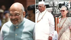 Union Home Minister Amit Shah has strongly criticised Congress leader Sonia Gandhi of stopping