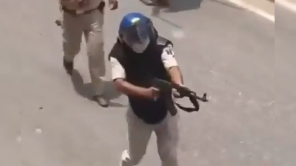 Facing severe criticism from the Opposition and a section of civil society for using AK-47s