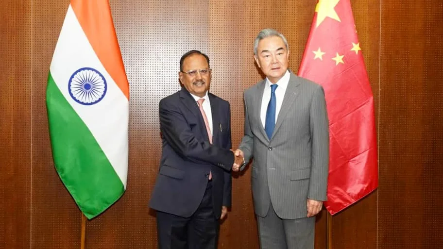 National Security Advisor Ajit Doval arrived in Beijing on Monday afternoon for a two-day visit