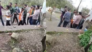 The dispute started when a young man and another group of people stopped a family asking why