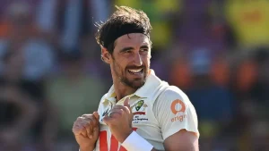 Australian fast bowling spearhead Mitchell Starc achieved a historic personal milestone on Friday