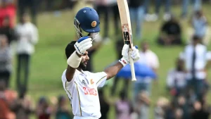 Sri Lankan batter Sonal Dinusha joined legends Kumar Sangakkara and Andy Flower in elite lists