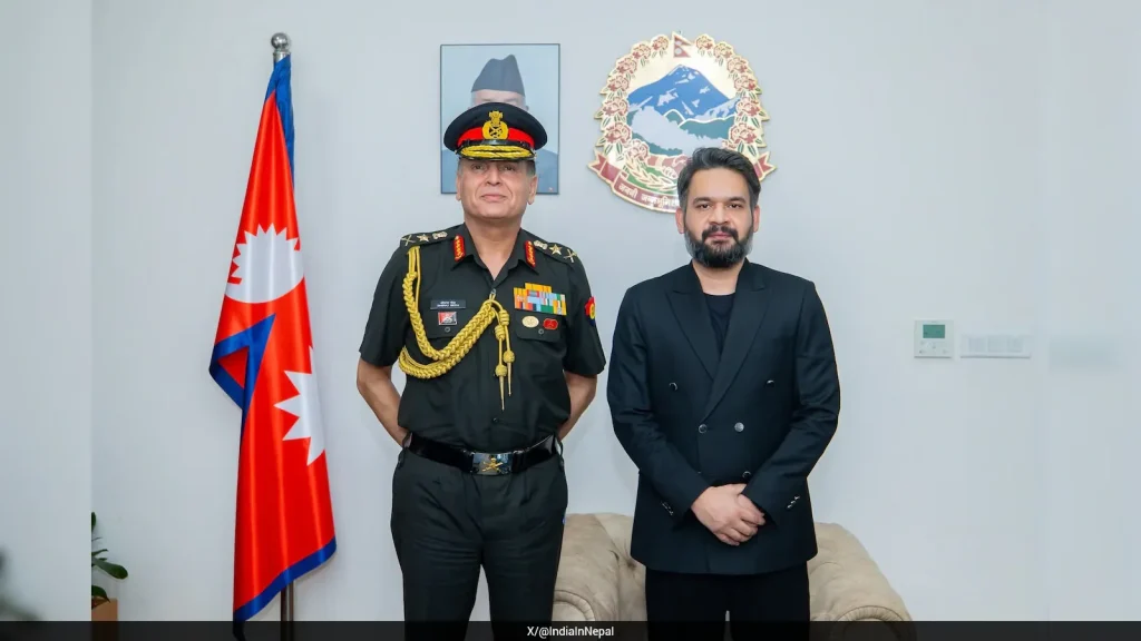 Indian Army chief General Dhiraj Seth on Tuesday called on Nepal's Prime Minister and Defence Minister