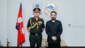 Indian Army chief General Dhiraj Seth on Tuesday called on Nepal's Prime Minister and Defence Minister