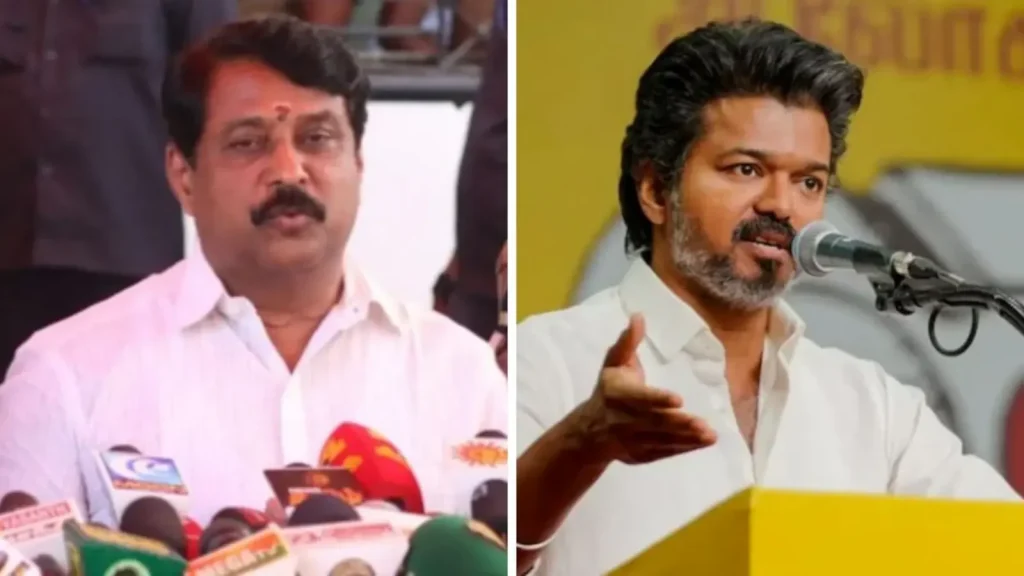 Earlier this month, Udhayanidhi Stalin was arrested and released over what the TVK described as a sexist