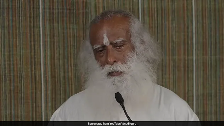 Sadhguru said his own party had crossed the group on the yatra route