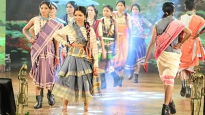In a powerful example of change, nine former Naxalite women from Bastar walked the ramp at a National
