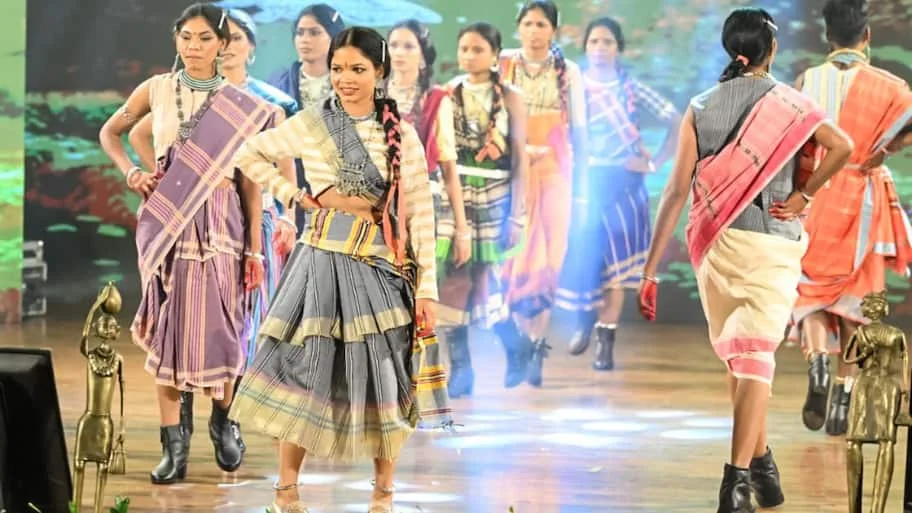 In a powerful example of change, nine former Naxalite women from Bastar walked the ramp at a National