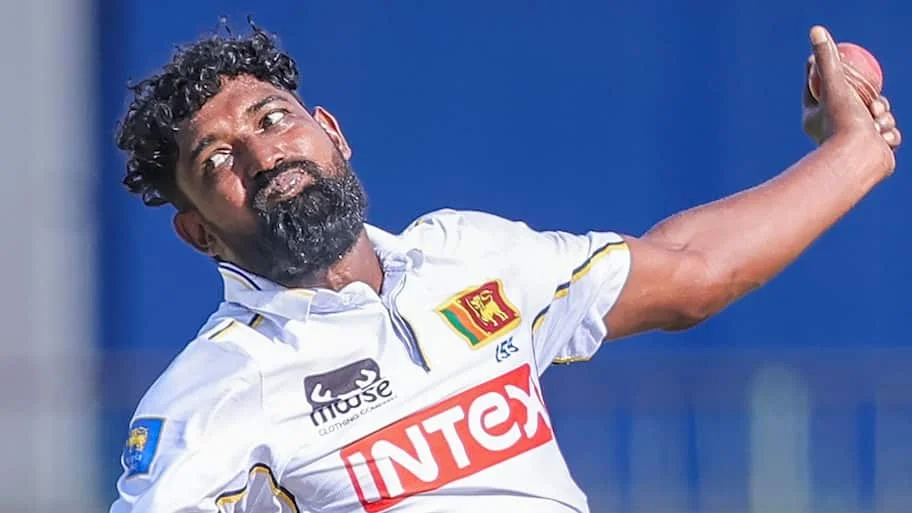 Sri Lanka spinner Prabath Jayasuriya was hit with an official reprimand and handed a demerit point