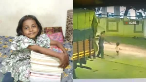 The incident was captured on CCTV camera, showing the entire sequence of the collision involving