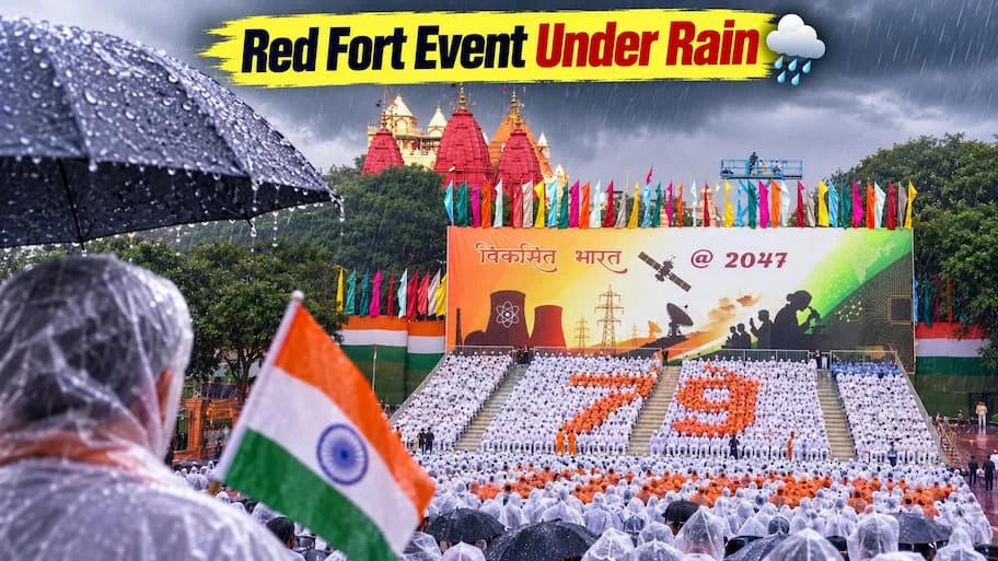 Make sure to have rain protection at hand for your attendance at the 79th Independence Day celebrations