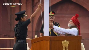 Captain Sonia Singh Chauhan is a commissioned officer of the Indian Army serving as the ceremonial