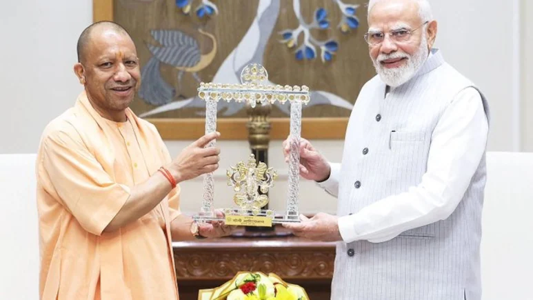 Uttar Pradesh Chief Minister Yogi Adityanath met Prime Minister Narendra Modi on Saturday