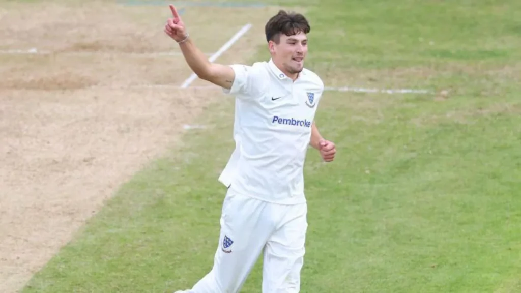 Uncapped seamer Henry Crocombe has been called into England's squad for this month's one-day