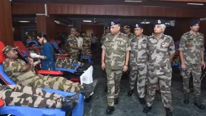 CISF organises mega blood donation drive at NHCC Hospital in Mahipalpur