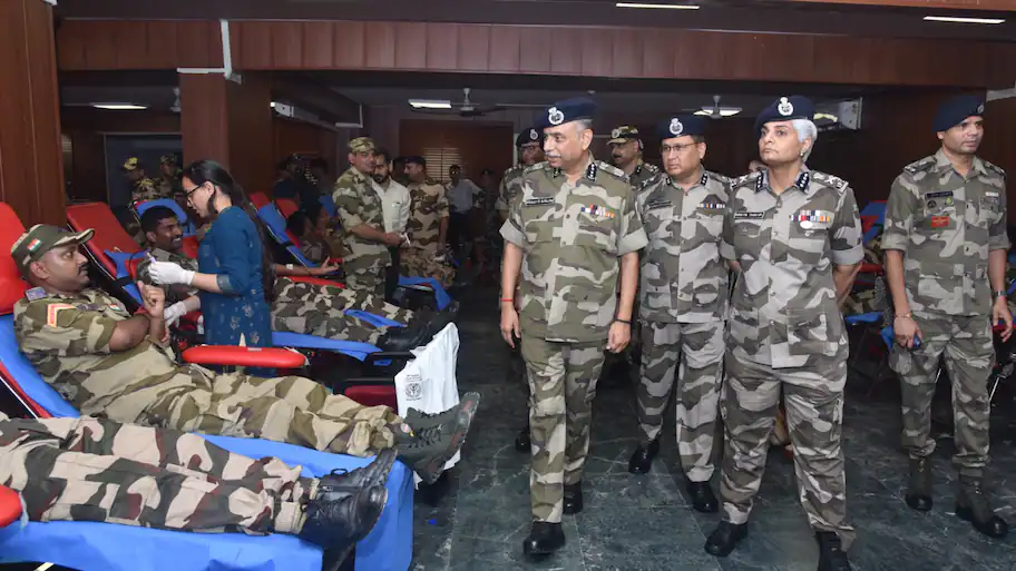 CISF organises mega blood donation drive at NHCC Hospital in Mahipalpur