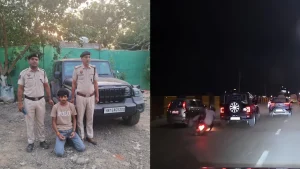 Gurugram Police on Tuesday arrested the driver of the Thar Roxx that had earlier knocked down